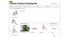 Desktop Screenshot of kaiser-kuehne-play.com
